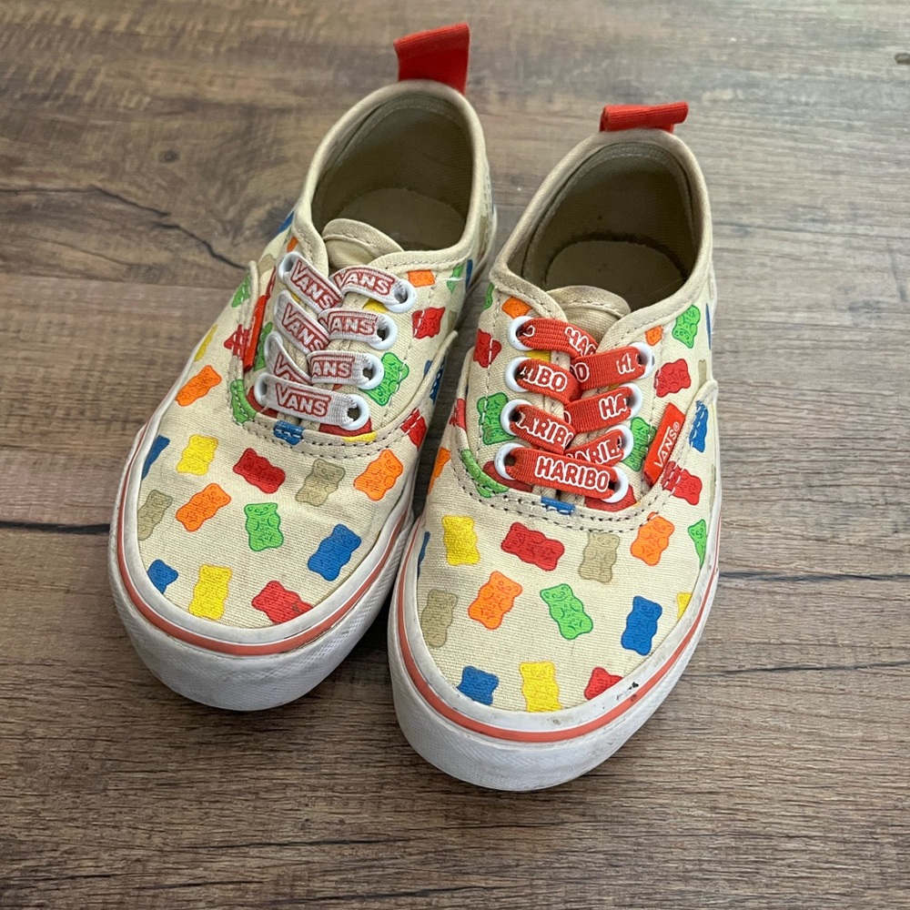 Kids 11 Vans gummy bear shoes